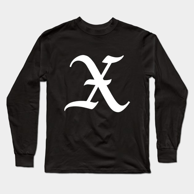 X logo Long Sleeve T-Shirt by Pop Fan Shop